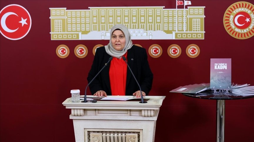 AK Parti’li Öçal, terör örgütü PKK’nın kadınlara yönelik çirkin yüzünü kitaplaştırdı