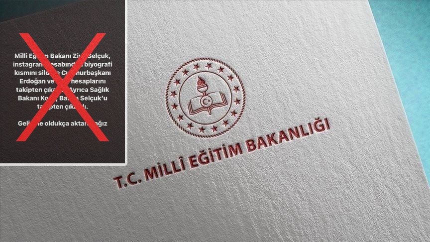 MEB, resmi iletişim kanallarınca paylaşılmayan içeriklere itibar edilmemesini istedi