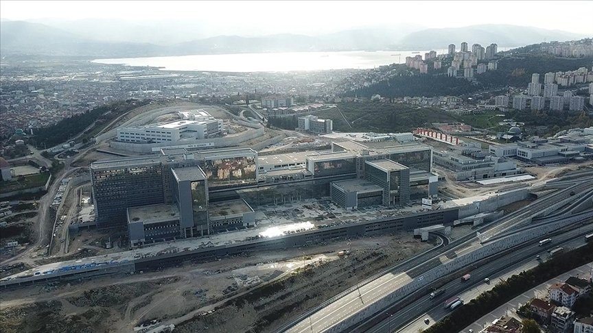 Kocaeli Şehir Hastanesi inşaatının yüzde 74’ü tamamlandı