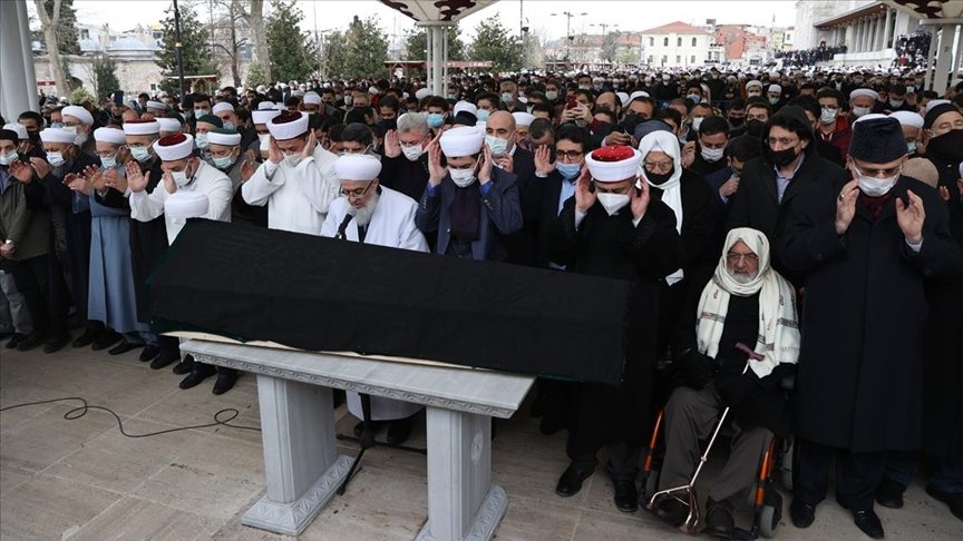 Suriyeli alim Muhammed Ali es-Sabuni son yolculuğuna uğurlandı