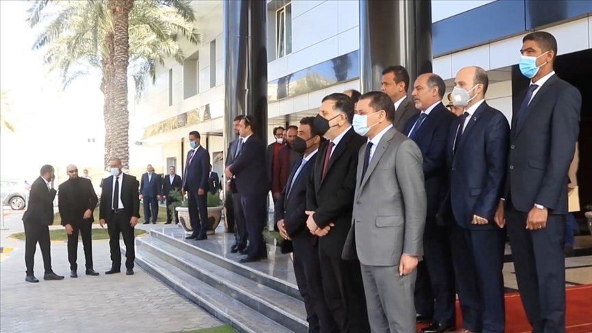 Libya Başkanlık Konseyi Başkanı Muhammed el-Menfi, Faiz es-Serrac’dan görevi devraldı