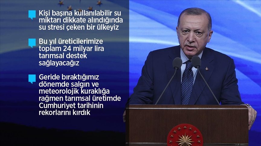 Cumhurbaşkanı Erdoğan: Suyumuzu korumakla vatanımızı korumak arasında hiçbir fark yoktur