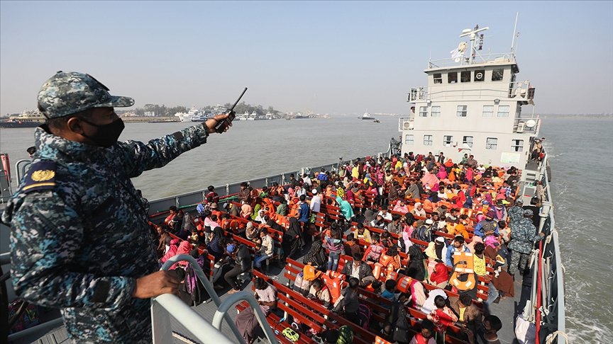 BM heyeti Bangladeş’in Arakanlı mültecileri yerleştirdiği adayı ziyaret edecek