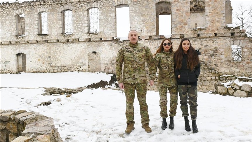 Azerbaycan Cumhurbaşkanı Aliyev, Ermenistan işgalinden kurtarılan Fuzuli ve Hocavend’i ziyaret etti