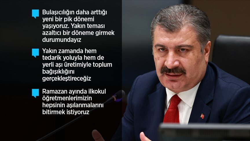 Sağlık Bakanı Koca: Kabine Toplantısı’nda kapsayıcı, alternatifli önerileri sunacağız