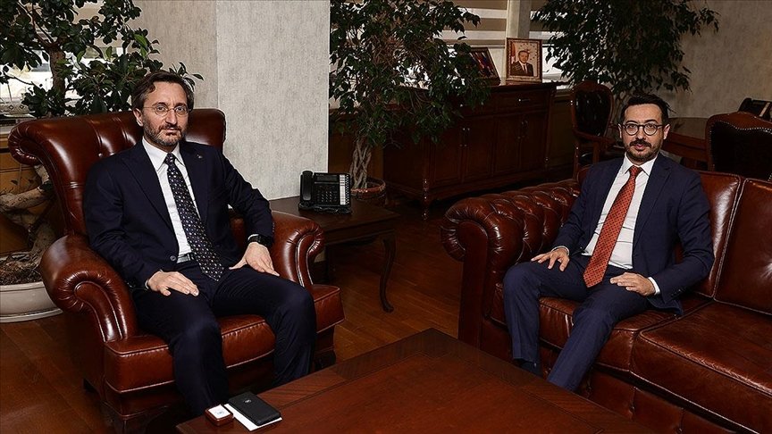 Altun’dan, AA’nın yeni Genel Müdürü Karagöz’e ziyaret