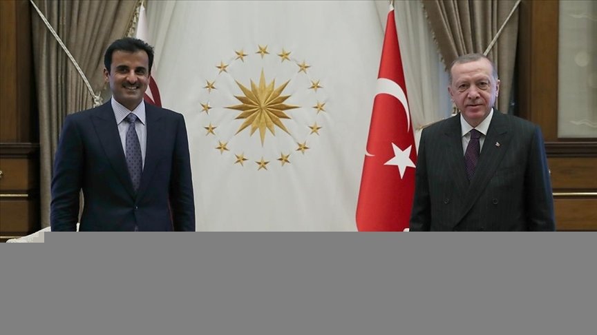 Cumhurbaşkanı Erdoğan, Katar Emiri Al Sani ile telefonda görüştü