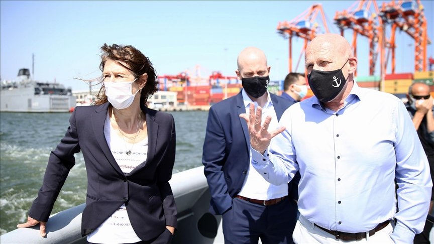 Hollanda’nın Ankara Büyükelçisi Kwaasteniet, Mersin Uluslararası Limanı’nı gezdi