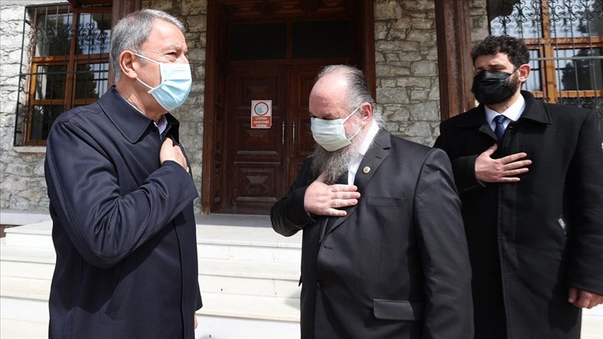 Rum cemaati temsilcileri, Milli Savunma Bakanı Akar’ın ziyaretinden memnuniyet duydu