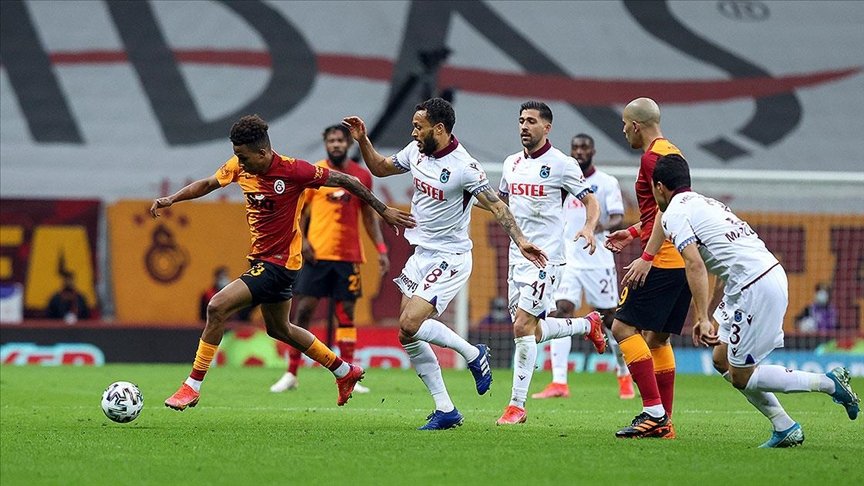 Galatasaray ile Trabzonspor 1-1 berabere kaldı