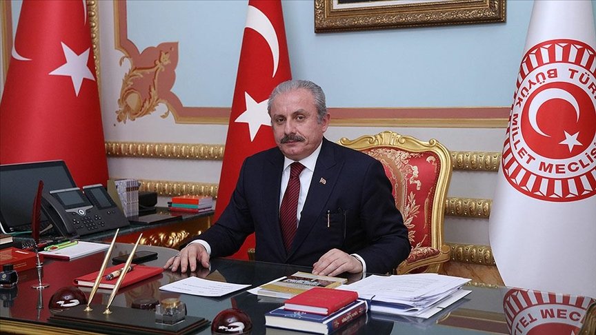 TBMM Başkanı Şentop, Konya’da düşen uçağın şehit olan pilotu için baş sağlığı diledi