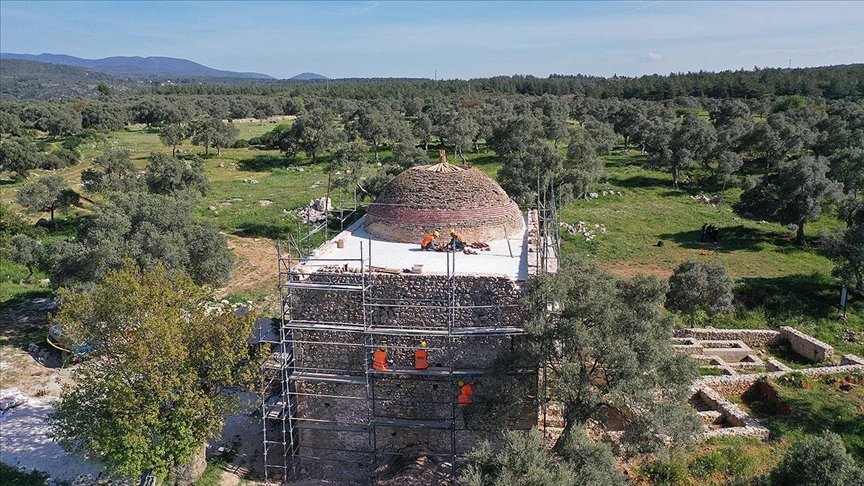 Muğla’da 600 yıllık Yelli Cami restorasyonla eski ihtişamına kavuşuyor