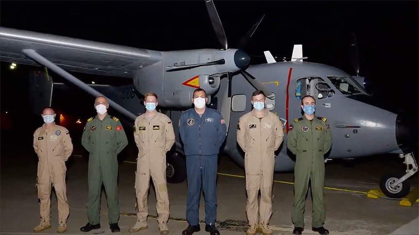 NATO’nun Türkiye’ye yönelik güvence tedbirleri kapsamında gönderdiği deniz karakol uçağı Adana’ya ulaştı