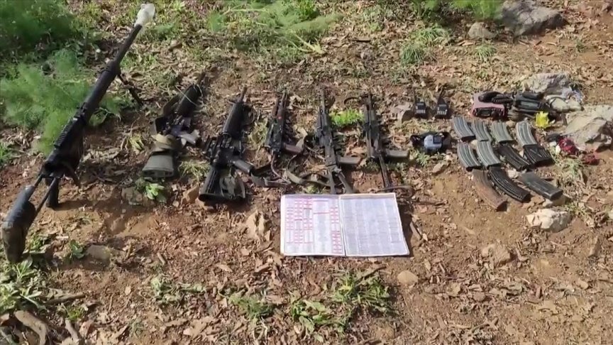 Pençe-Şimşek ve Pençe-Yıldırım operasyonlarında çok sayıda silah ve mühimmat ele geçirildi