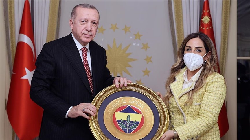 Cumhurbaşkanı Erdoğan, Türkiye Voleybol Federasyonu yönetici ve oyuncularını kabul etti