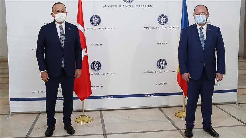 Dışişleri Bakanı Çavuşoğlu, Rumen mevkidaşı Aurescu’yla bir araya geldi