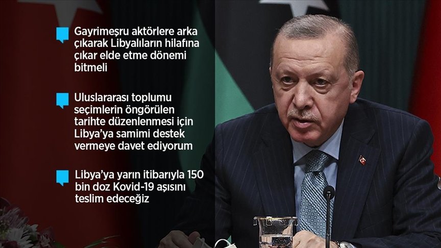 Cumhurbaşkanı Erdoğan: Libya’ya verdiğimiz destek yeni katliamların önüne geçmiştir