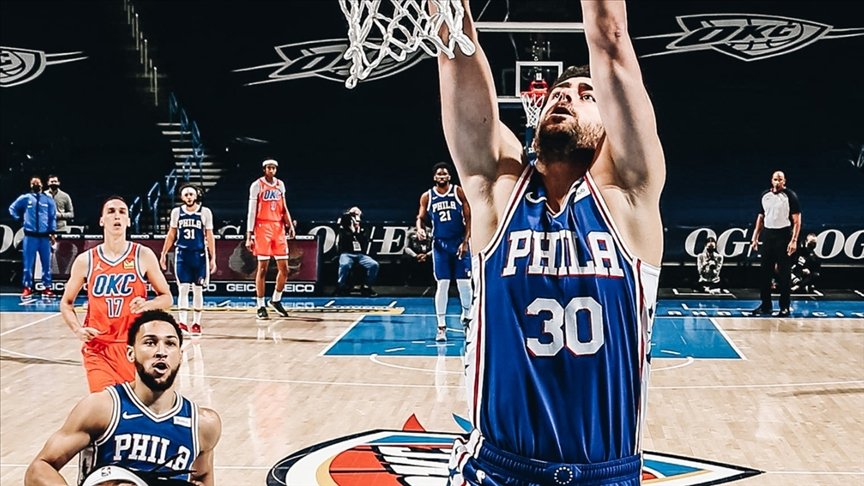 NBA’de Philadelphia 76ers, Furkan Korkmaz’ın üstün performansıyla kazandı