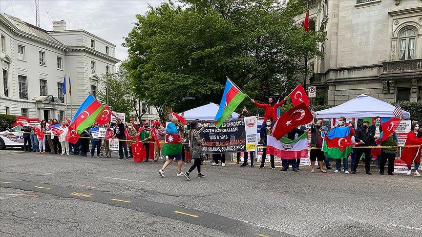 ABD’de yaşayan Türkler, Biden’ın 1915 olaylarıyla ilgili açıklamasını protesto etti