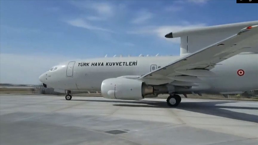 TSK’nın E-7T HİK uçağı, ilk defa başka bir NATO ülkesi hava sahasında görev yaptı