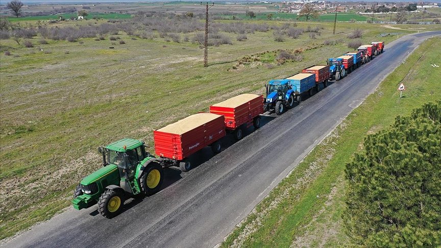 Edirne’de üreticiler ellerindeki çeltikleri TMO’ya getirmeye başladı