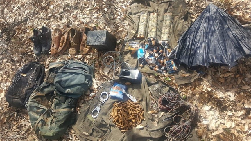 Tunceli’de teröristlerin kullandığı sığınak imha edildi