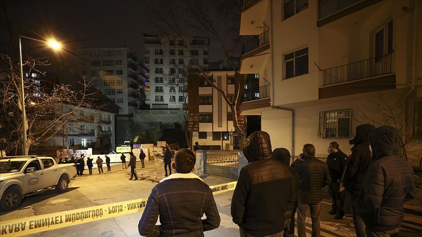 Ankara’da çökme tehlikesi nedeniyle 8 katlı bina boşaltıldı