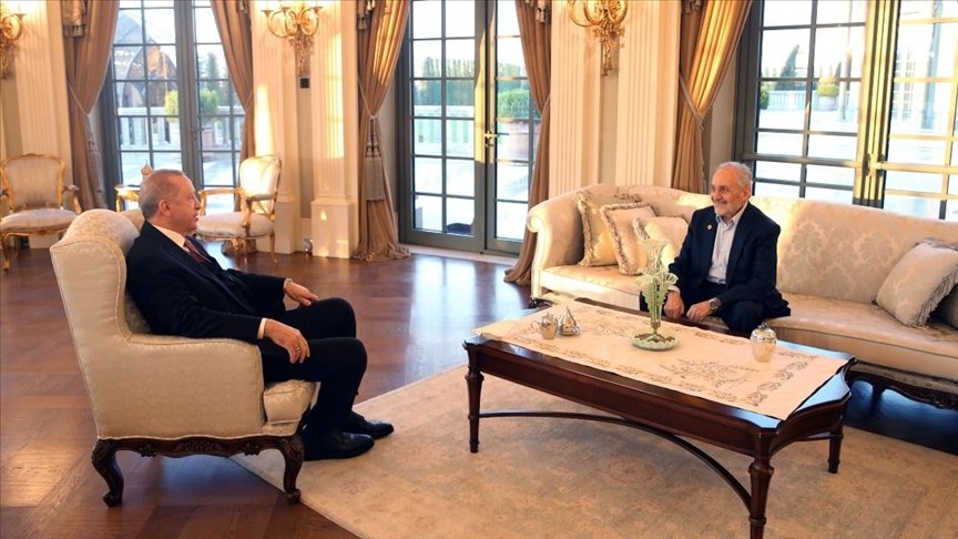 Cumhurbaşkanı Erdoğan, Saadet Partisi Yüksek İstişare Kurulu Başkanı Asiltürk’ü kabul etti