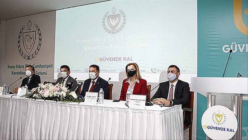 KKTC’de ‘Karantina Takip Sistemi’ uygulamaya girdi