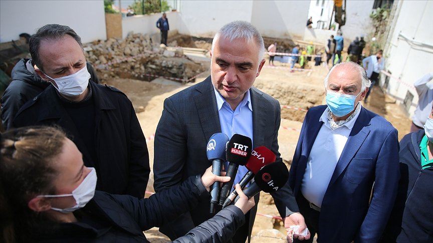 Bakan Ersoy: Eserlerimizi Bodrum Sualtı Arkeoloji Müzesinde sergilemek için çalışmalarımız devam ediyor