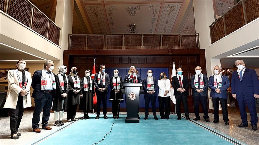 Türkiye-Filistin Parlamentolar Arası Dostluk Grubu İsrail’in Kudüs ve Mescid-i Aksa’daki saldırılarını kınadı