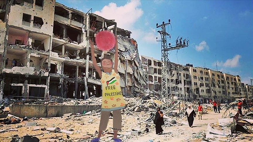‘Kudüs: Gülümseyen Aksa’ çizimleri sanatseverlerin beğenisine sunuldu