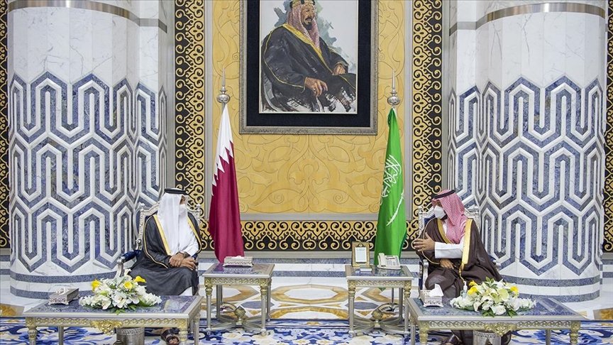 Katar Emiri Şeyh Temim bin Hamed Al Sani, Suudi Arabistan’ı ziyaret etti