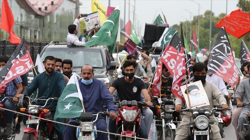 Pakistan’da, İsrail’in Filistin halkına yönelik saldırıları protesto edildi