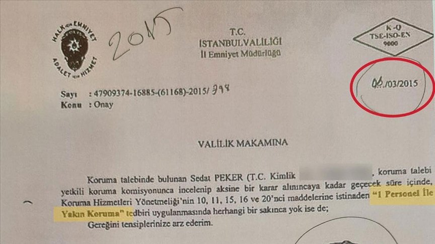 Suç örgütü elebaşı Sedat Peker’e ‘DHKP-C tehdidi’ bahanesiyle verilen koruma kararında FETÖ izi tespit edildi