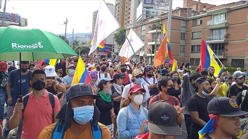 Kolombiya’da hükümet karşıtı protestolar 25. gününde devam ediyor