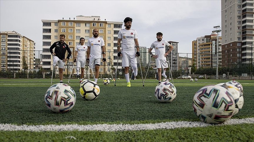 Ampute Futbol Milli Takımı Ankara’da kampa girdi
