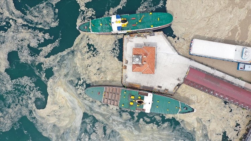 Marmara Denizi’nin dibi de salya ile kaplanmaya başlandı