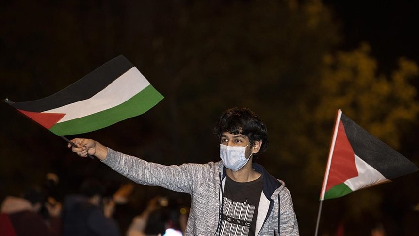 İsrail’in Mescid-i Aksa saldırıları Türkiye’de protesto edildi