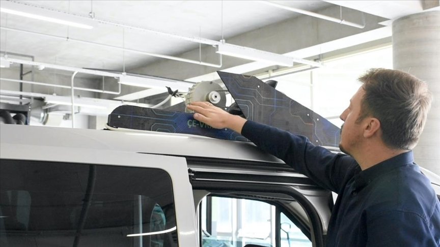 Bursa’da MEB’in ‘Ar-Ge Merkezi’nde karavanlar için rüzgarı elektriğe çeviren sistem geliştirildi