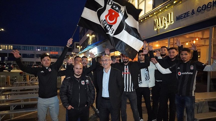 Danimarka Kartalları, Beşiktaş’ın şampiyonluğunu kutladı