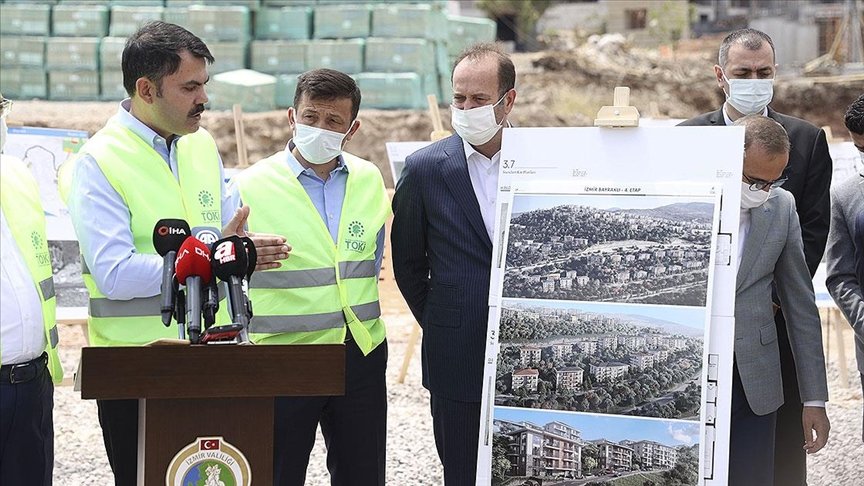 İzmir’e deprem sonrası kentsel dönüşüm için 2 milyar 200 milyon liralık yatırım