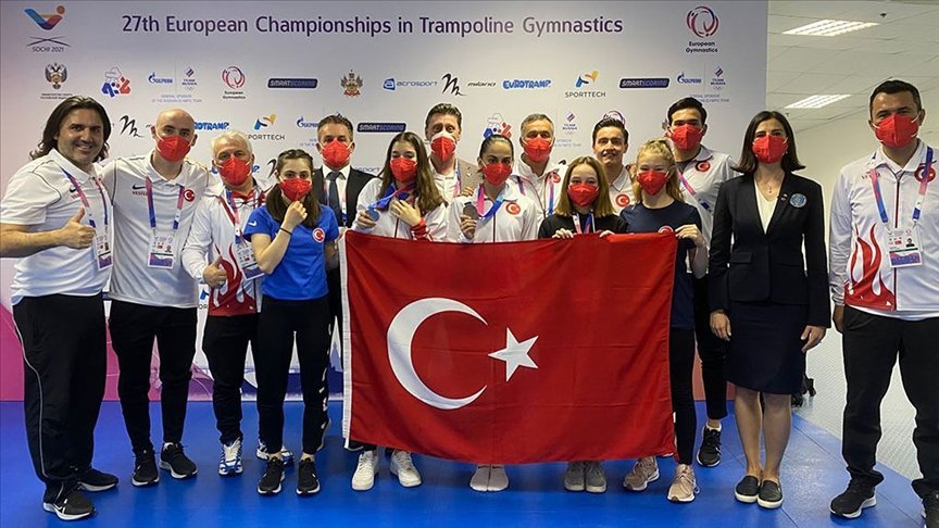 Avrupa Trampolin Cimnastik Şampiyonası’nda Elif Çolak, bronz madalya kazandı