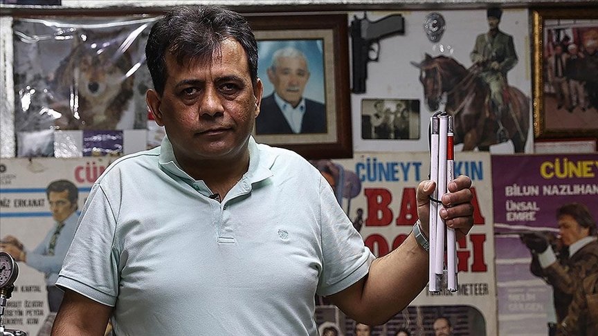 Görme engelli girişimcinin hedefi yerli üretim ‘netgör’ bastonla yurt dışına açılmak