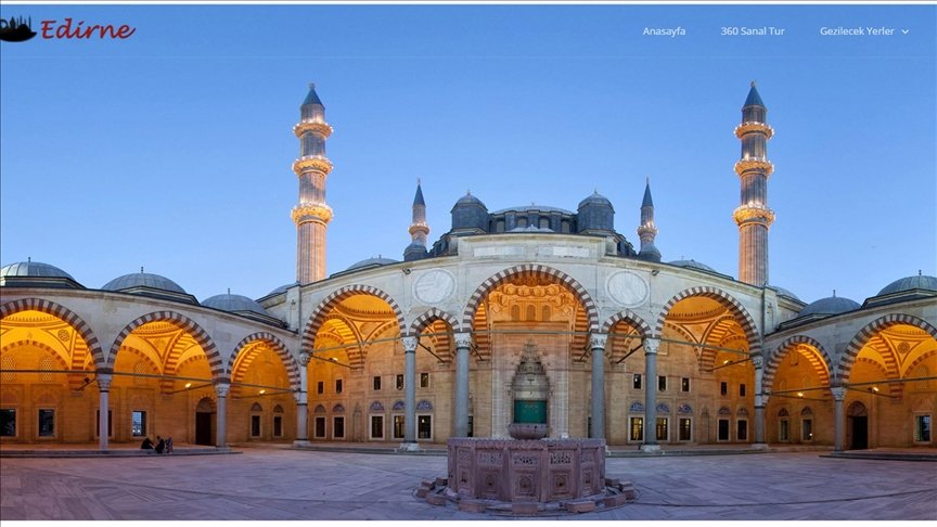 Eski payitaht Edirne ziyaretçilerini ‘sanal gezinti’yle ağırlıyor