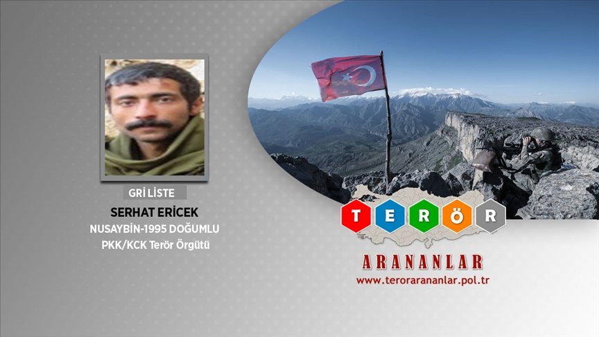 Mardin’de etkisiz hale getirilen teröristlerden birinin gri kategoride arandığı belirlendi