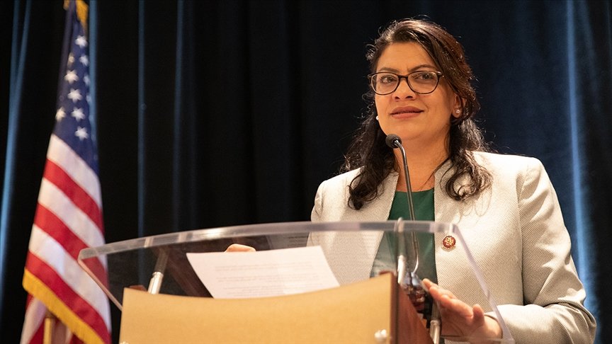 ABD Kongre üyesi Tlaib, İsrail’in, savaş suçlarının görülmesini engellemek istediğini belirtti