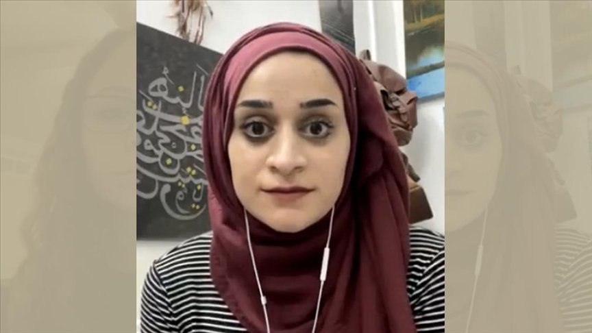 Mescid-i Aksa’yı savunurken göz altına alınan sanatçı Mariam Afifi, Filistin’in direnmeye devam edeceğini söyledi