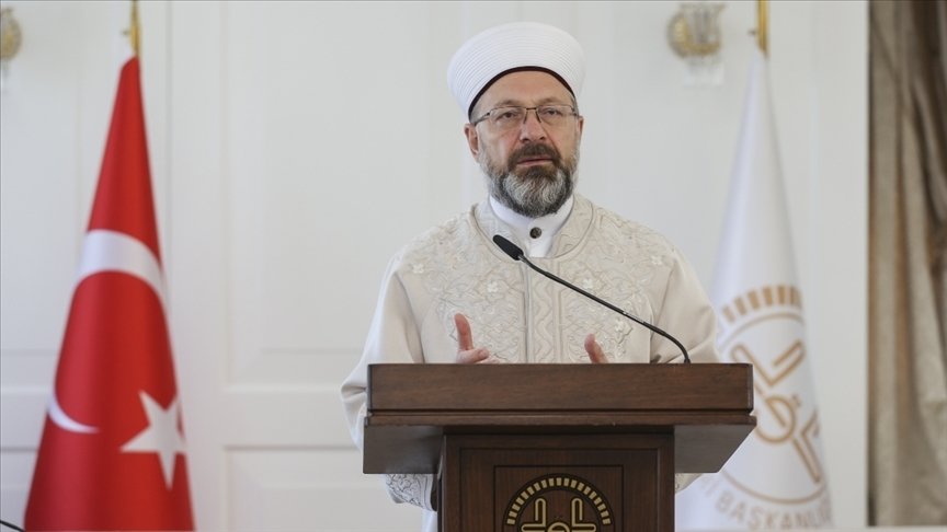 Diyanet İşleri Başkanı Erbaş: İsrail’in zorbalıklarına karşı Filistinli kardeşlerimizin yanındayız
