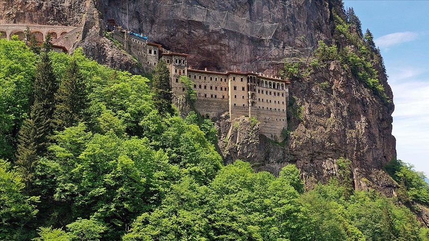 Sümela Manastırı’ndaki restorasyonun yüzde 80’i tamamlandı